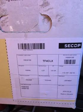 TF4CLX SECOP Temperature Refrigerant Compressor