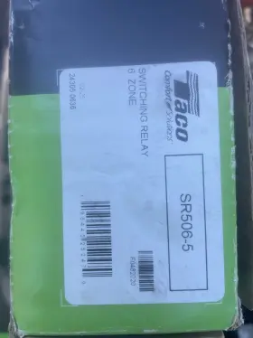 SR506-5 SHAMROCK SALES INC Taco Switching Relay Zone