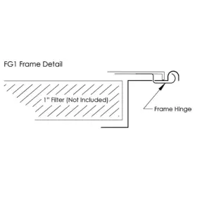 FG1-25X20 SHOEMAKER Filter Grille Housing #3