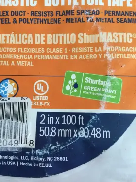 SF-685 SHURTAPE General Purppose Butyl Rubber Foil Tape #3