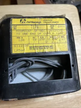 T17N SID HARVEY Harveys Ignition Transformer Box
