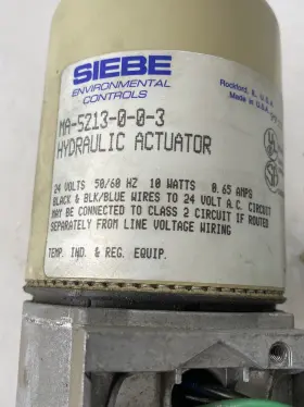 5213-0-0-3 SIEBE Hydraulic Actuator Control Valve #3