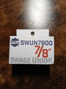 UNST3800 SMART LOCK Swage Union Straight Connector
