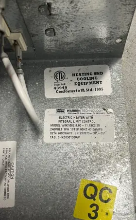 6HK06501006W SOURCE 1 Electric Heat Kit #3