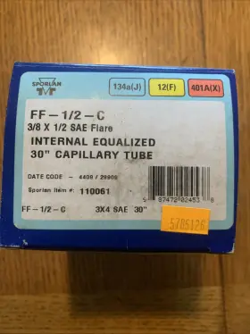 FF-1 SPORLAN Thermostatic Expansion Valve Flare Nos