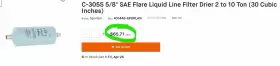 C-305S SPORLAN Flare Line Filter Drier #2