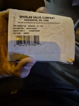 CBBIVE-3-GA SPORLAN Thermal Expansion Valve