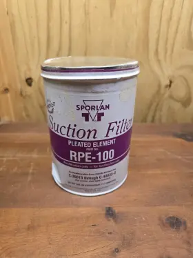 RPE100 SPORLAN Hvac Suction Filter Pleated Element