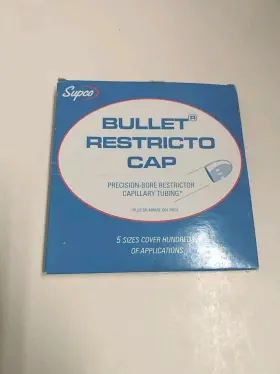 687152010622 SUPCO Bullet Restricto Cap Tube Tubing Hvac