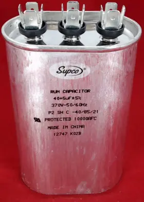 CD40-5X370 SUPCO Dual Capacitor Mfd Volt