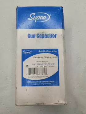 CD50 SUPCO Dual Capacitor Round Mfd Volt