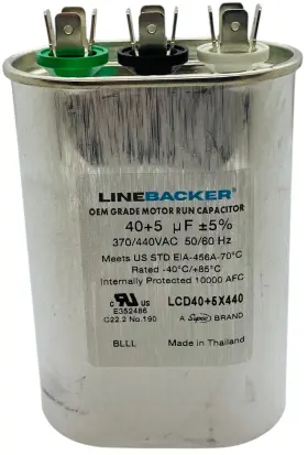 LCD40-5X440 SUPCO Linebacker Motor Dual Capacitor Mfd Volt