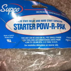 SPP-5 SUPCO Start Capacitor Pow Pak Relay Kit #3