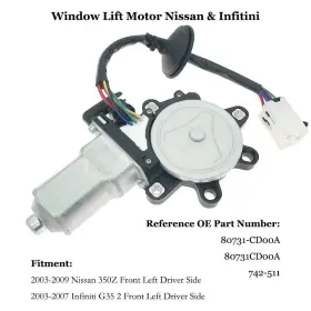 787477569352 SYCONEER Window Lift Motor Front Left Driver #2