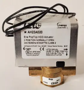 VT0003H23A20 T.A.C ERIE Poptop Hco Actuator Valve Nos