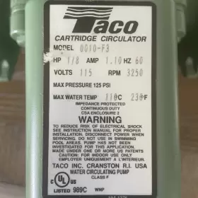 0010-F2 TACO Cartridge Circulator #3