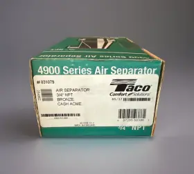 49-075T TACO Air Separator Npt