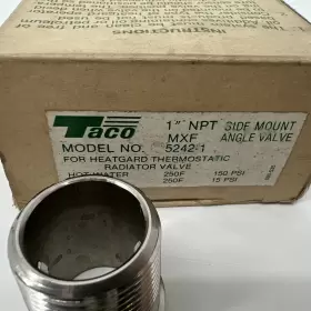 5242-1 TACO Mount Angle Valve Npt Heatgard Thermostatic Nos #3