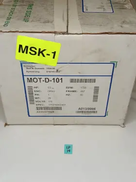 MOT-D-101 TACO Pro Motor Rpm Single Phase