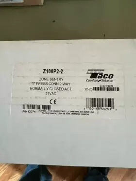 Z100P2-2 TACO Press Zone Sentry