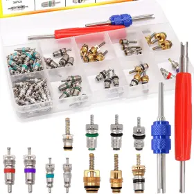 F-090-102PCS TAISS Car Air Conditioner Valve Core Remo Kit