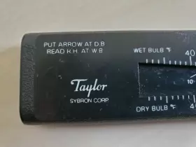 1330 TAYLOR SYBORN Sling Psychrometer Hvac Hrac Relative #2