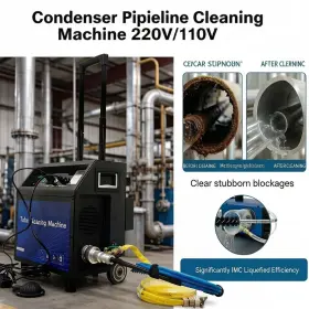 022874 TECHTONGDA Tube Cleaner Flexible Shaft Condenser Machi