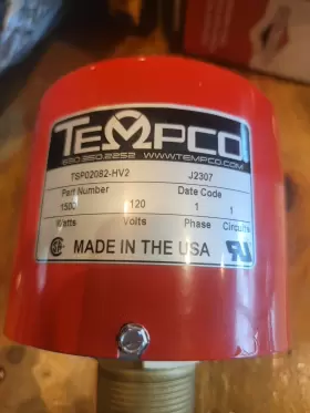 TSP02082-HV2 TEMPCO Screw Plug Immersion Heater Npt #2