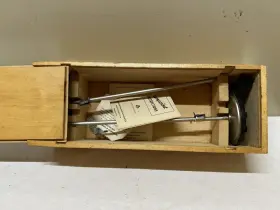 10-C-49 TEMPOINT Bacharach Thermometer Wood Stem Dials Nos