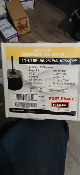 S1-FHM3465 TOTALINE Condenser Fan Motor