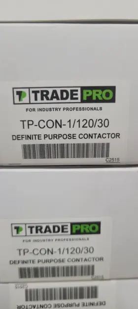 TP-1-120-30 TRADEPRO Pole Contactor Amp Definite