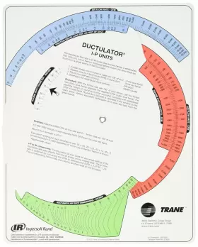 735090523008 TRANE Ductulator Sleeve Duct Sizing Calculator #3