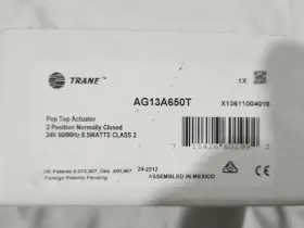 ACT00316 TRANE Pop Top Actuator Position Plug