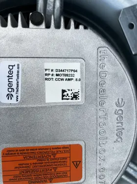 MOT09232 TRANE Ecm Blower Motor #2