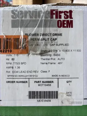 MOT19458 TRANE Motor