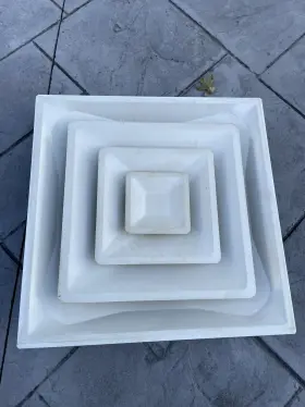 2003CD TRUAIRE Suspended Ceiling Diffuser Round Connection