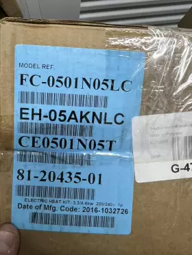 FC-0501N05LC TUTCO Electric Heater Kit #2