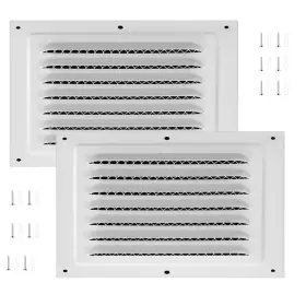 12X8IN TVKJHG Attic Vent Soffit Wall Shed Square Louver