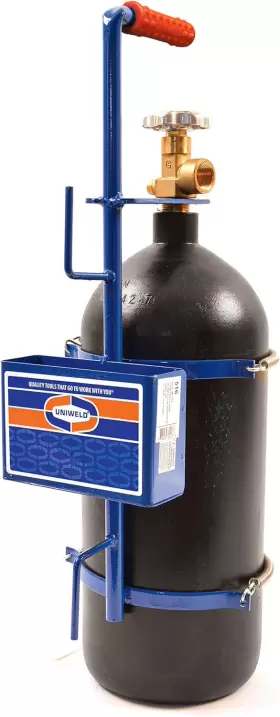 696578218642 UNIWELD Stand Feet Nitrogen Tank #2