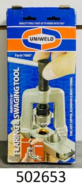G70007 UNIWELD Flaring Swaging Tool Kit
