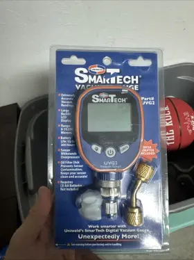 GUVG2 UNIWELD Smartech Digital Vacuum Gauge Backlit Display