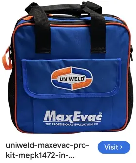 MEPK1472 UNIWELD Evacuation Kit