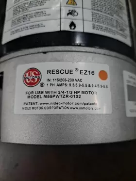 M55PWTZR-0102 US MOTORS Rescue Ecm Blower Motor Var #3