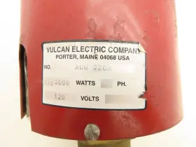 AUW-220A VULCAN ELECTRIC Screw Plug Immersion Heater #2