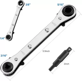 744759332318 WADEO Hvac Service Wrench Refrigeration #2