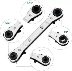 744759332318 WADEO Hvac Service Wrench Refrigeration #3