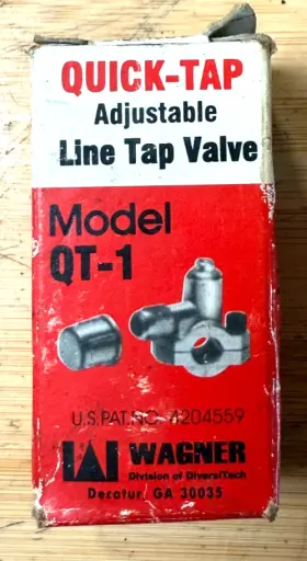 QT-1 WAGNER Line Tap Valve Tube