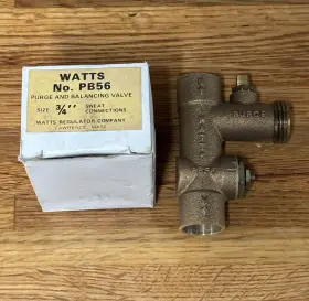PB56 WATTS Purge Balancing Valve