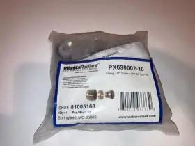 PX690002 WATTS Radiant Pex Compression Swivel Bsp