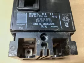 EHB2020L WESTINGHOUSE Circuit Breaker Pole Vac Cat Amp #3
